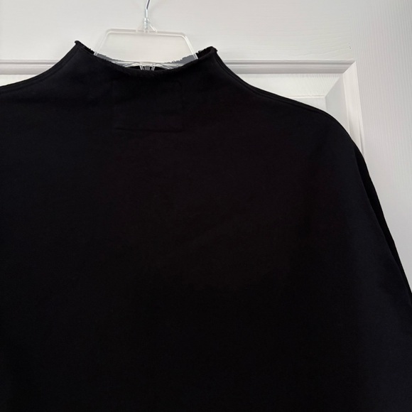 Frank & Eileen EFFIE Long-Sleeve Funnel Neck Capelet Black NWOT XS/S - Picture 6 of 12